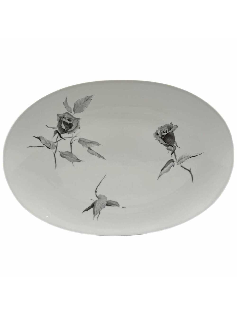 Vintage Raymond Loewy for Rosenthal Jet Rose 15” Oval Serving Platter